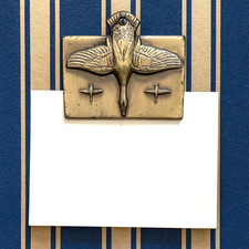 Vintage Brass Flying Duck