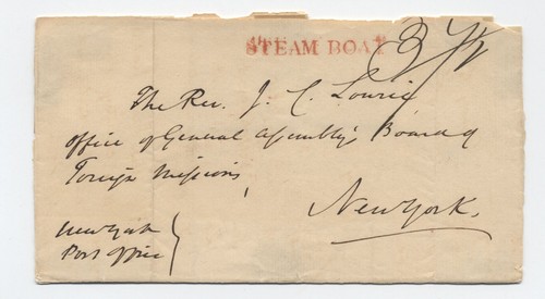 C1830s stampless cover - c1830s,
