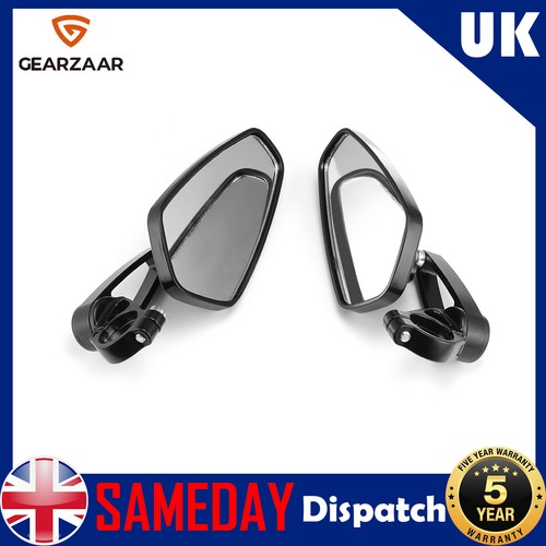 Motorcycle handle bar end - bar, side