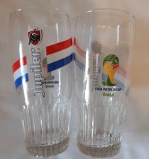 Pair of Jupiler Beer Half Pint