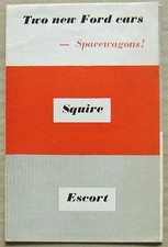 FORD SQUIRE & ESCORT ESTATE Car Sales Brochure 1956 #U9048-105