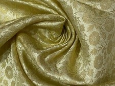 Soft Metallic Cream Banarasi
