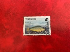 TANZANIA 1986 USED MARINE LIFE PARROT FISH