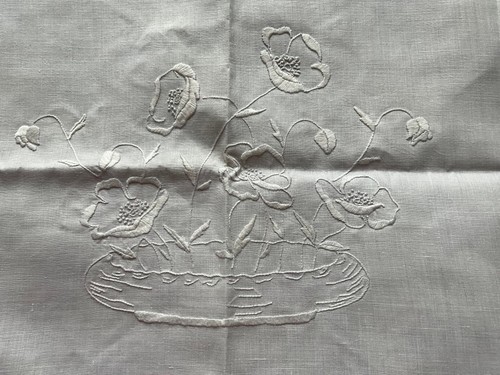 Large vintage embroidered - vintage,