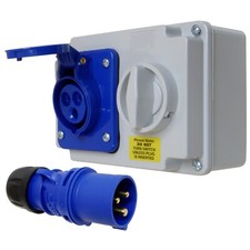 16 Amp Plug and Interlock