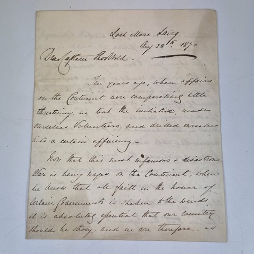Antique pen letter - antique, colonel