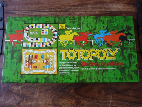Vintage totopoly board game - board,