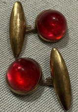 Vintage gold-tone cufflinks