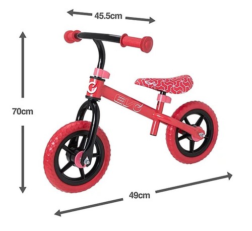 Evo red balance bike - balance, training