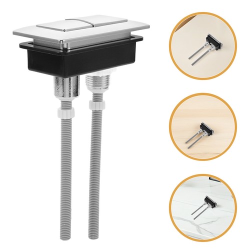 2pcs toilet dual - flush, button