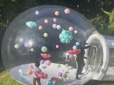 3M Inflatable Bubble House Balloons Tent With Blower Pump Party Tent UK Stock