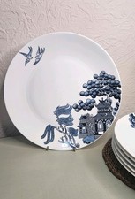 Blue And White Willow Pattern