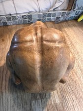 Wooden carved weeping buddha - wooden,
