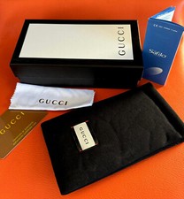Gucci Velvet Soft Black sunglasses case With Pouch & Card With Cleaning Cloth