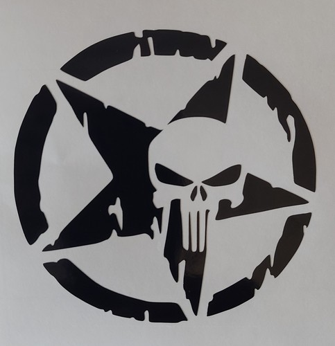 Star skull pentagram - star, punisher