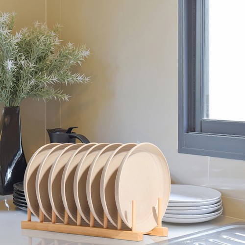8slot wooden dish plate cup - 3-8slot,