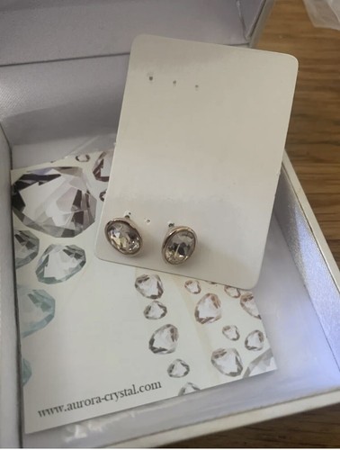 Qvc aurora crystal earrings - aurora,