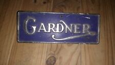 Rare Gardner Engines Original Name Badge/Plate/Logo/Livery/Collectable.