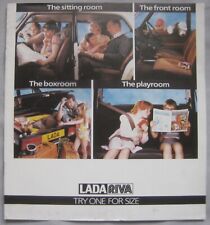 July 1985 Lada Riva Brochure