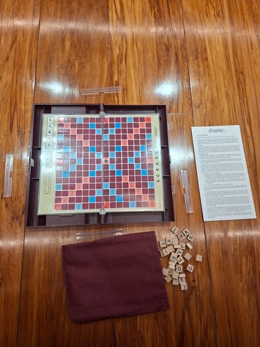 Scrabble deluxe edition - scrabble, travel
