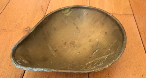 Brass scales pan scoop 185mm - scoop,