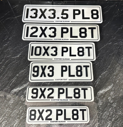 Bike car number plate - bike/car,