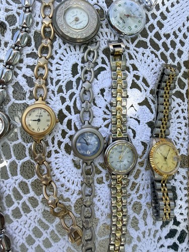 Woman and man watches - and,