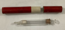 Vintage Glass Irrigation Syringe In Case