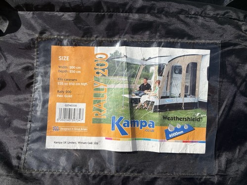 Kampa rally 200 caravan porch - rally,