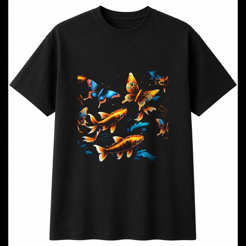 Airbrush koi butterfly - airbrush,