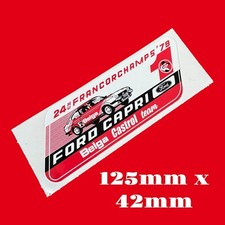 Francorchamps 79 Ford Capri Racing Rally race Classic Car Vinyl Sticker Decal Uk