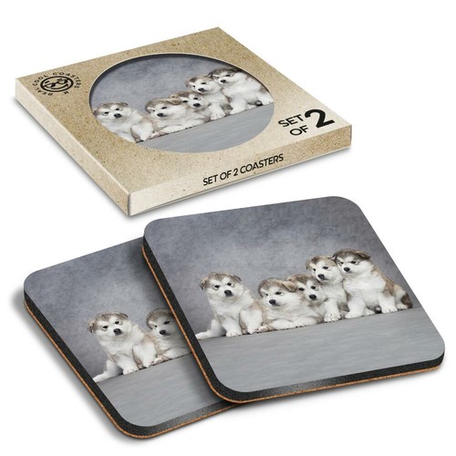 Boxed square coasters - 2,