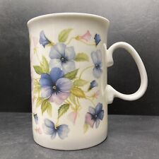 Vintage MacDonald Sweet Pea floral fine china mug Leicester England 