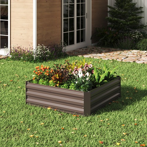 Garden raised bed galvanised - bed,