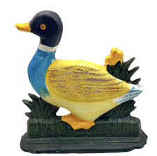 Shabby Chic Cast Iron Duck Door Stop – French Farmhouse Style - Duck Decoration