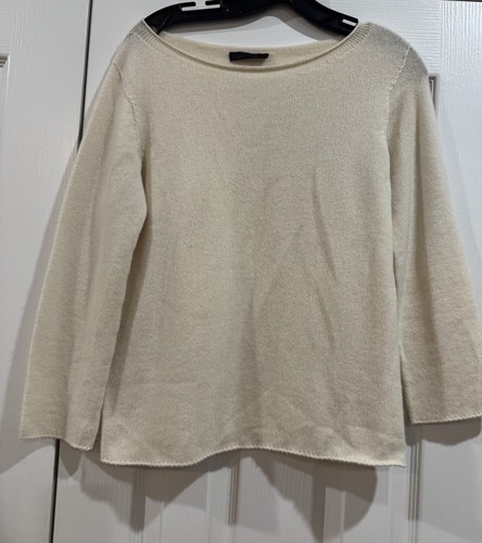 The row ivory boxy boatneck - row,