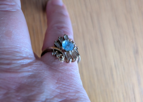 Vintage cocktail dress ring