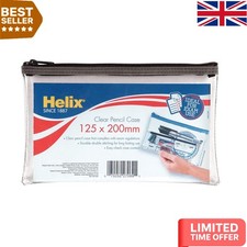Compact Clear Pencil Case Set
