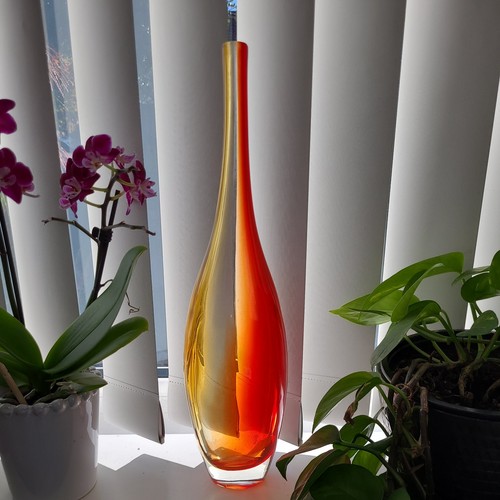 Vintage tall art glass - vintage,