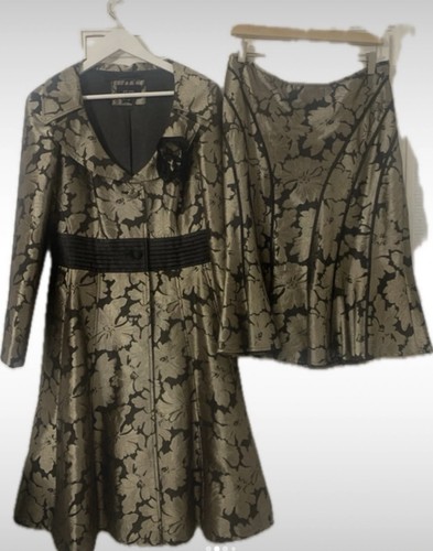 Pur una gold metallic long - gold,