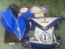 Vintage Masonic Regalia Case With Contents