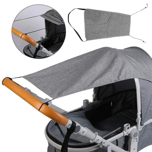 Universal pram sunshade canopy