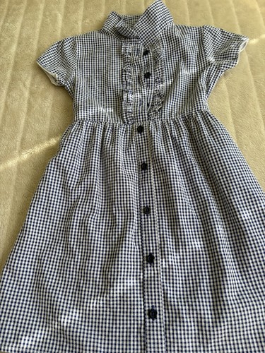 Girls blue gingham school - tu,