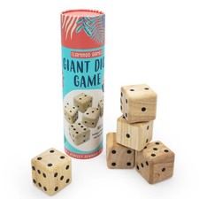 Giant Yatzy Dice Game Wooden