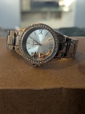 Avon Silver Watch with Diamantes