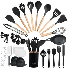 Pravara Kitchenware 42 PC Silicone Cooking Utensils Set