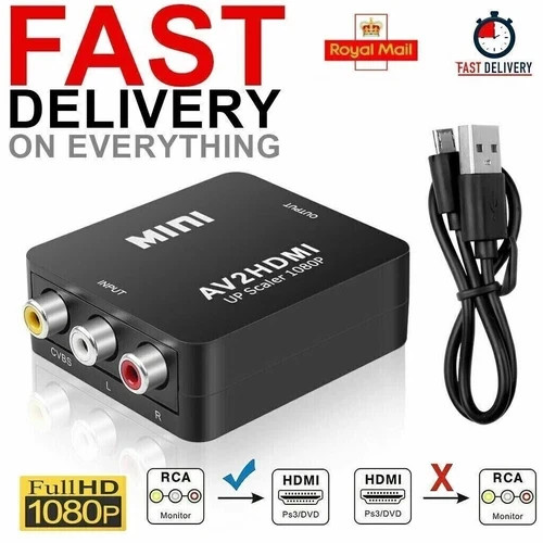 Hdmi 1080p mini adapter - av,