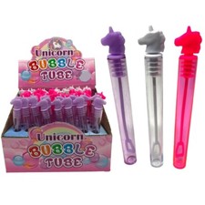 Kids Unicorn Bubble Tubes 11cm