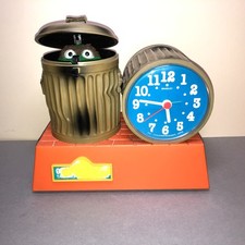 1977 Bradley Oscar The Grouch Talking Alarm Clock - Sesame Street