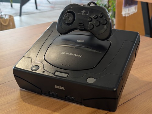 Sega saturn display stand - sega,